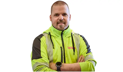Jaakoo Holstikko is distriktschef of BUCHEN Sweden AB in Hedemora