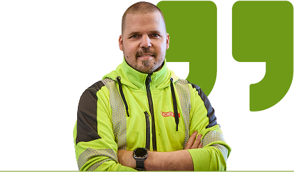 Jaakoo Holstikko is distriktschef of BUCHEN Sweden AB in Hedemora