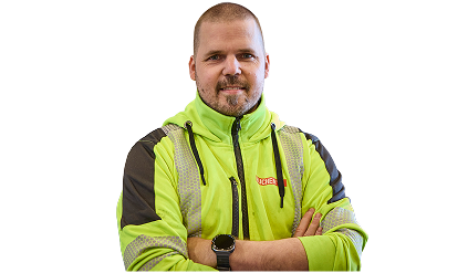 Jaakoo Holstikko is distriktschef of BUCHEN Sweden AB in Hedemora